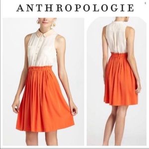 Anthropologie Postmark Color Blocked Dress